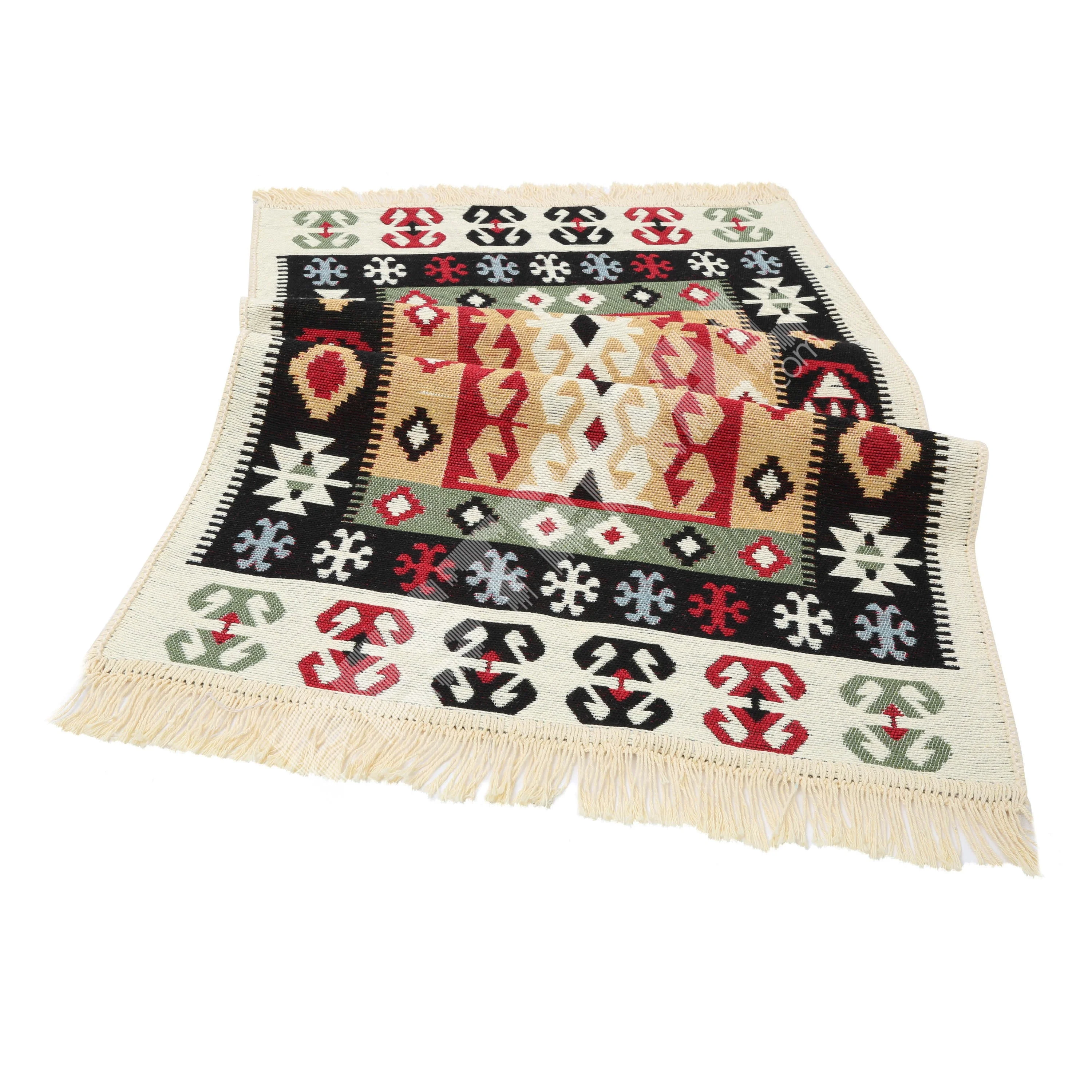 Turkish Hand Woven Special Design Private Label Anti-Slip Rugs and Carpets for Floors with Microfiber Thick Cloth %100 Cotton