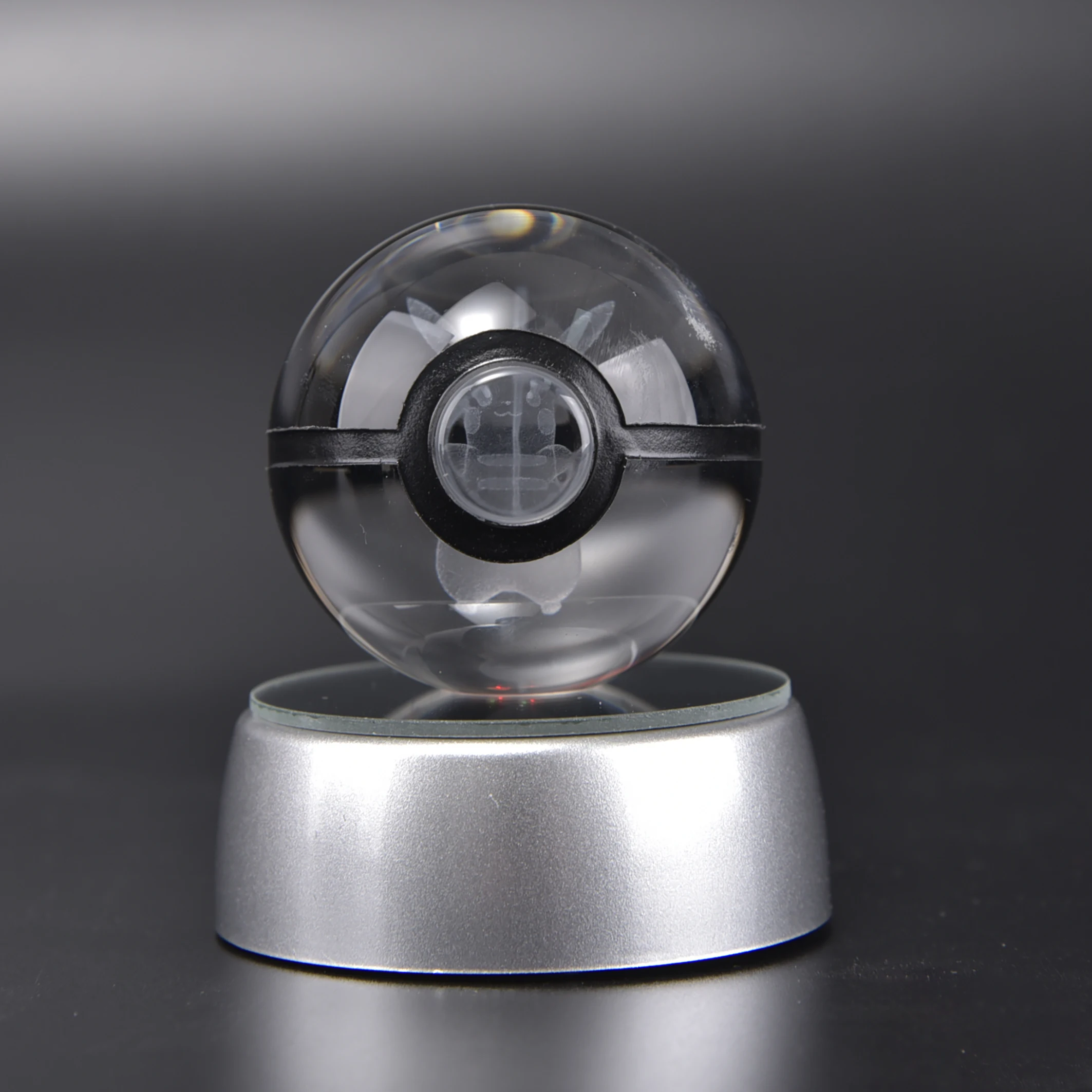 Cheap Wholesale New Crystal Pokeball Design Custom 3d Crystal Poke Mon