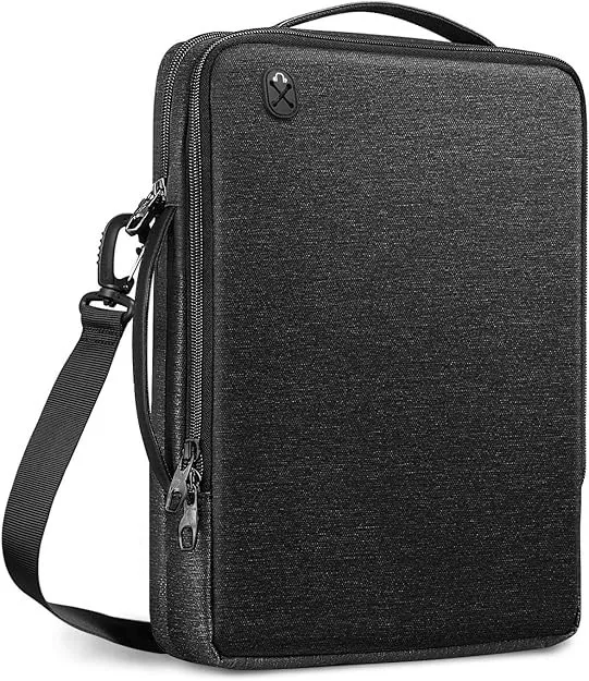 portátil Computadora de transporte Manga con organizador de electrónica bolsillo Bolso de hombro 14 15 pulgadas LBX1226-1