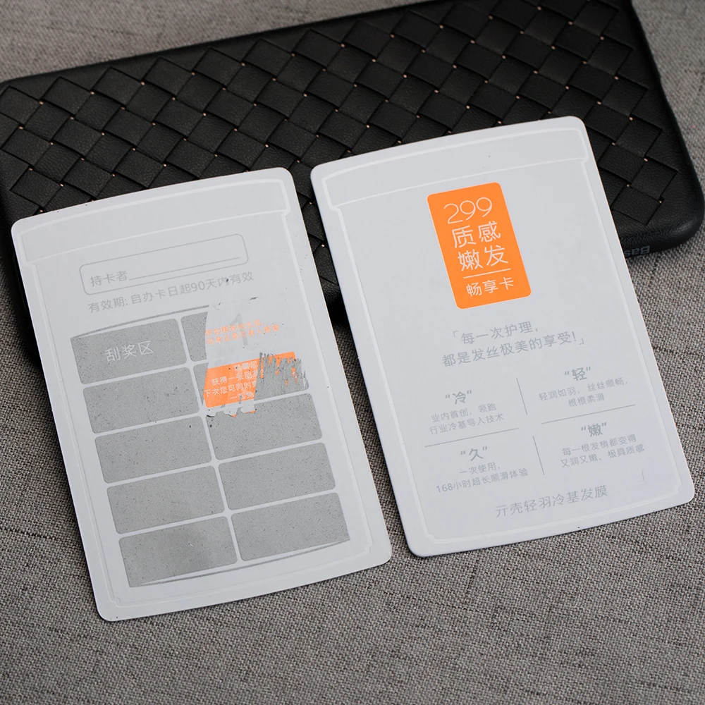 Custom Logo White Garment Scratch Hang Tags Wholesale Hair Clothing Price Paper Card Label and Tags