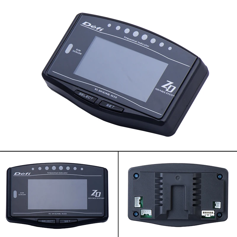 Universal Auto Lcd Gauge Defi ZD Meter Advance Gauge Display Digital Water Oil Temperature Gauge Df101 DC12