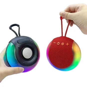 2025 Mini for Bluetooth Speaker RGB LED High-Appearance Atmosphere Subwoofer Outdoor Small-Sized   Type-C Socket USB TF Card