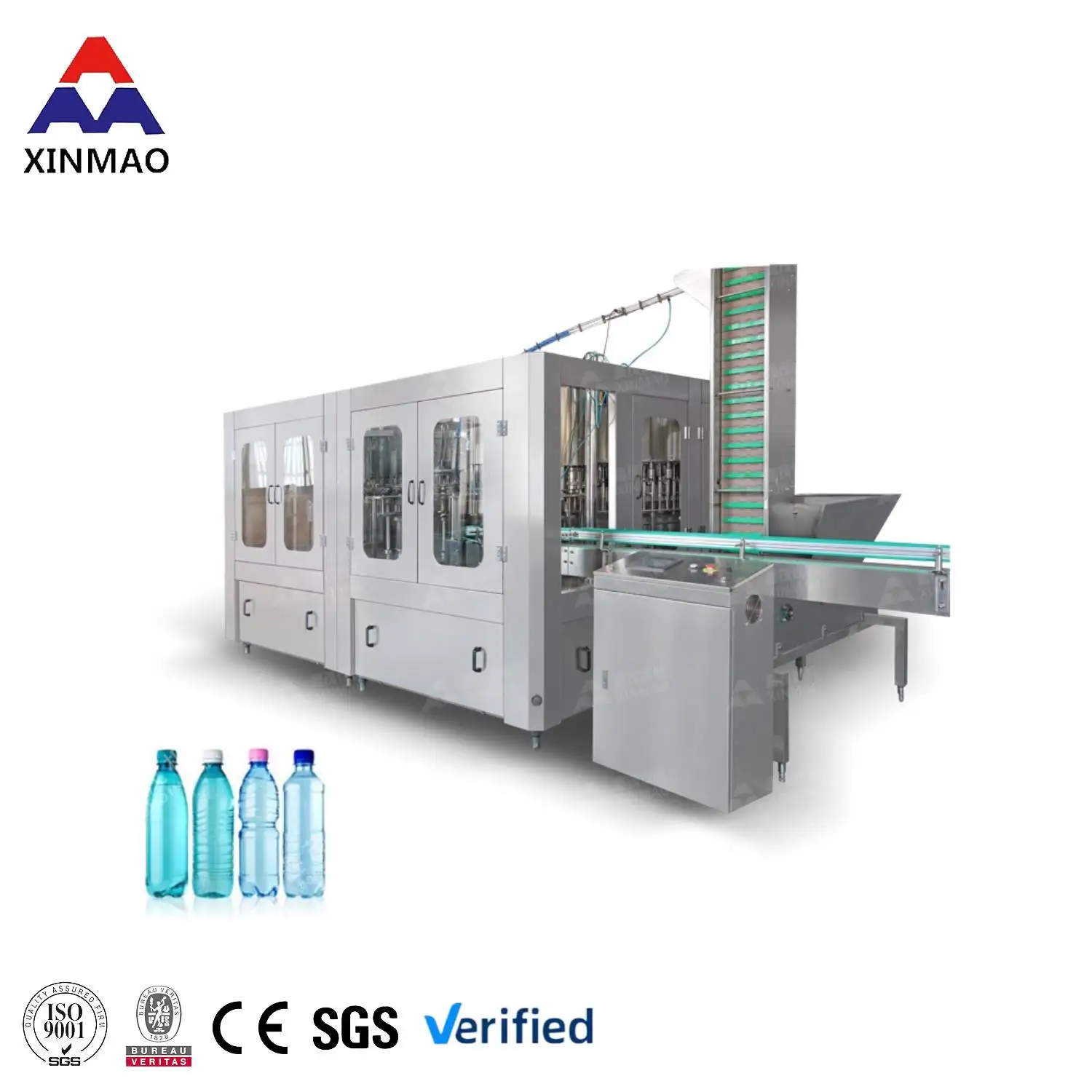 High Sales for 3 in 1 Full Automatic Drinking  Water Making Equipments  Water Bottle Filling Capping Production System