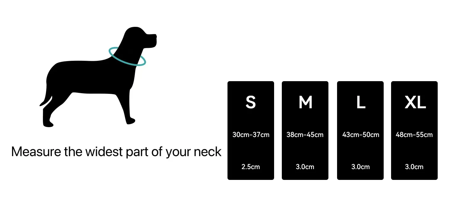 High Quality Airtag Adjustable Nylon Led Dog Pet Necklace Light Training Collar For Pet Dog