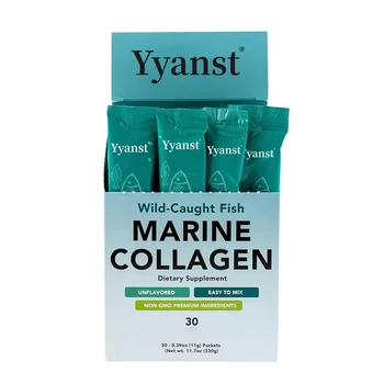 OEM Beauty Types 1 & 3 Hydrolyzed Marine Collagen Powder Support Skin Hair Nails Health Promote Metabolism Collagen Powder