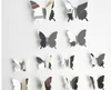 sliver openwork buttyerfly wall sticker*12pcs