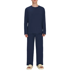 Comfy Men's Lounge Wear Sets  Adult Pyjamas Bamboo Viscose Pajamas Set Pjs Soft Breathable Loungewear