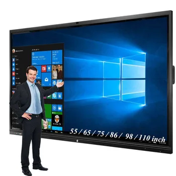 Ops 65 75 110 Inch Led Smart Board Interactive Flat Panels Display Smart Board Interactive Electronic White Interactive Boards
