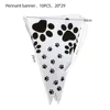 Black white-1pc triangle flag banner(10 flags)