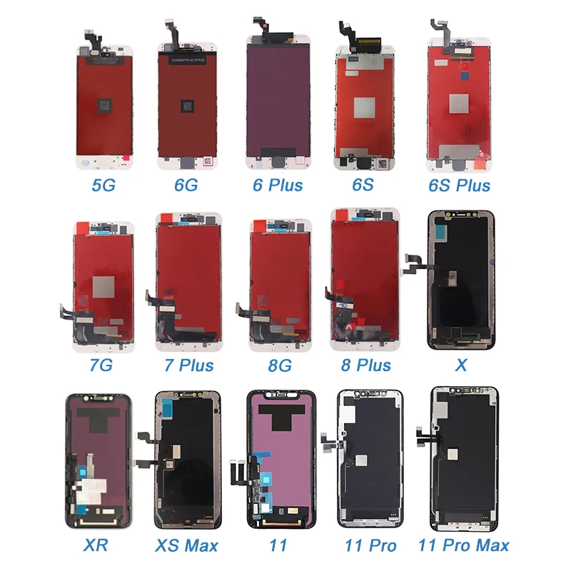 OEM for iphone Lcd Screen Mobile Phone Lcd 5 6s 7 8 Plus X Xr Xs Max 11 Pro Max Cell Phones Screen for iphone 11 Lcd Display