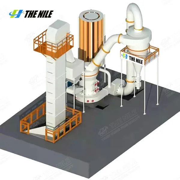 Promotional Different Type Quartz Limestone Kaolin Calcium Carbonate Gypsum Raymond Roller Grinding Mill Machine