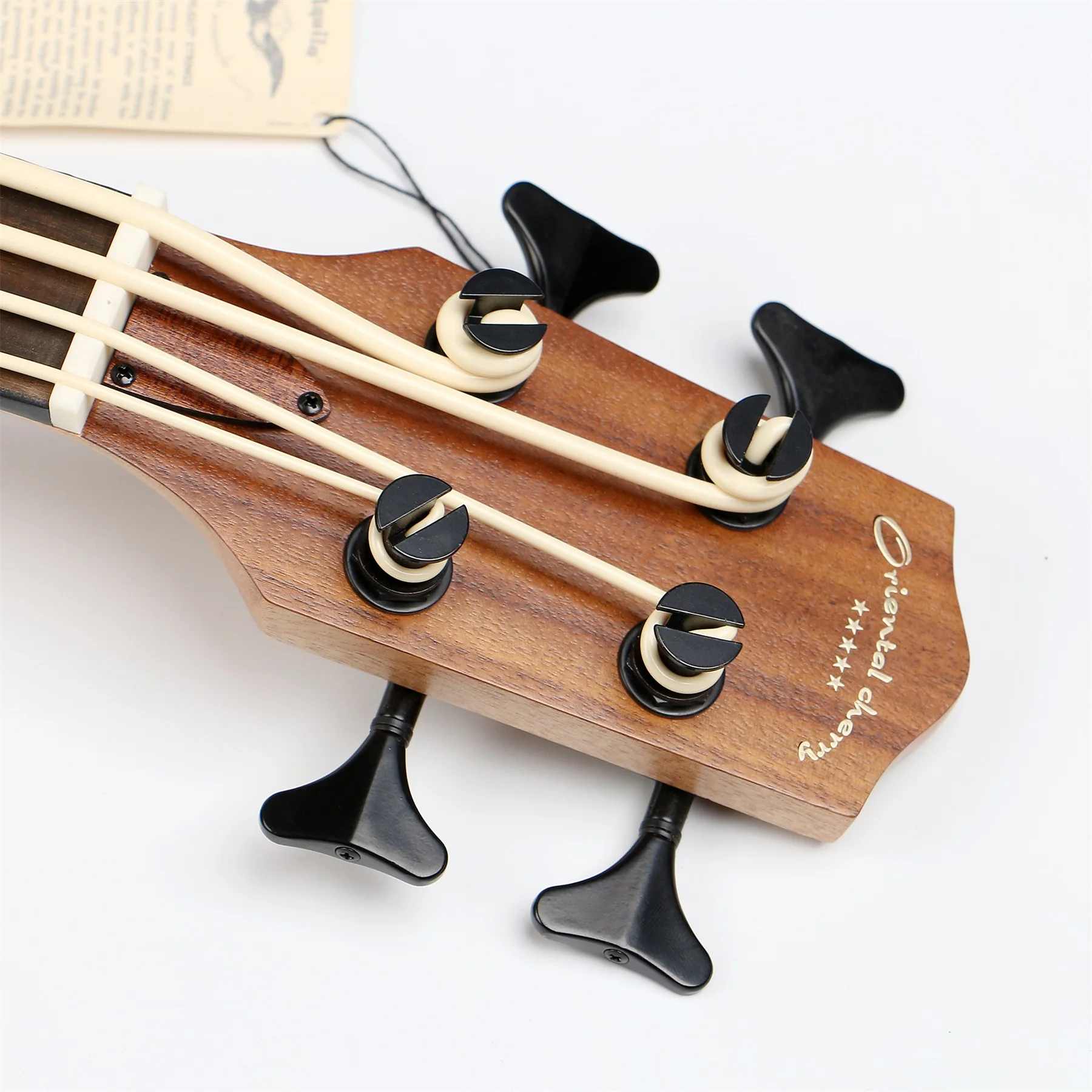 Ukulele Bass Acacia Solid Baritone Ukulele 30 Inch Oriental Cherry Wd16ubs 4 Strings Electric