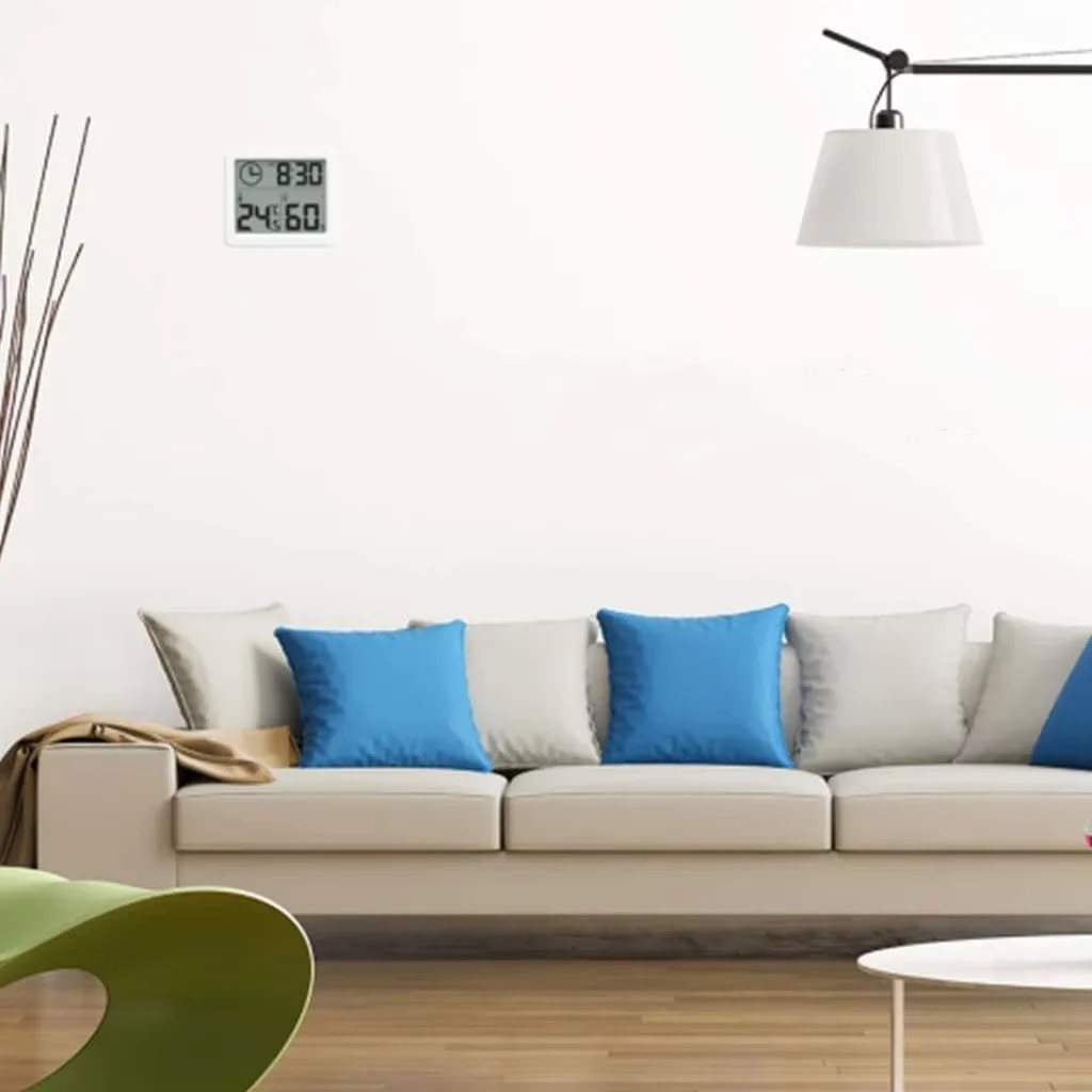 Big Screen Face Comfort Level Digital Room Thermometer Thermo-hygrometer Electronic Thermometers With Hanging Hole Magnet