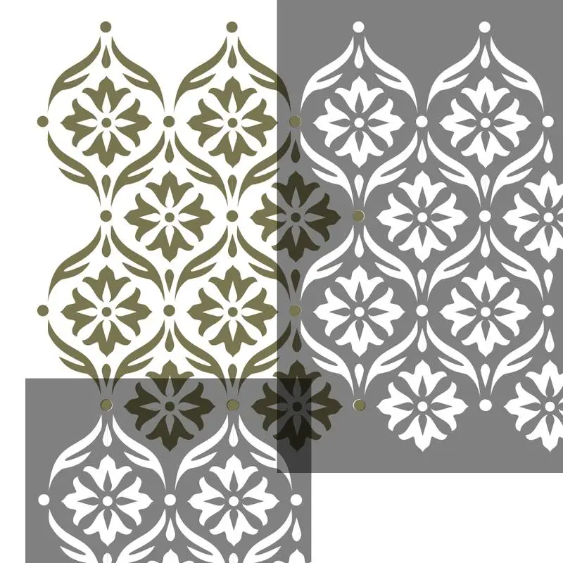 SWAGSTATION Layered Stencil for Art and Craft Indian Motif 6x6 Inches  Stencil for Painting - Reusable Template Embossing, Home Decoration, Wall  Painting, Art Journal, Stencils for Fabric Painting : : Home 
