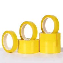 Yellow 5S Pinstripe Transformer Heat Resistance Masking Tape Insulation Acrylic Adhesive Polyester Film Mylar Tape