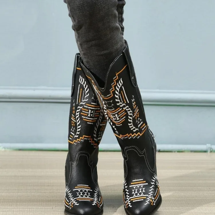 Bota de nieve negra forrada Apreski mujer MK