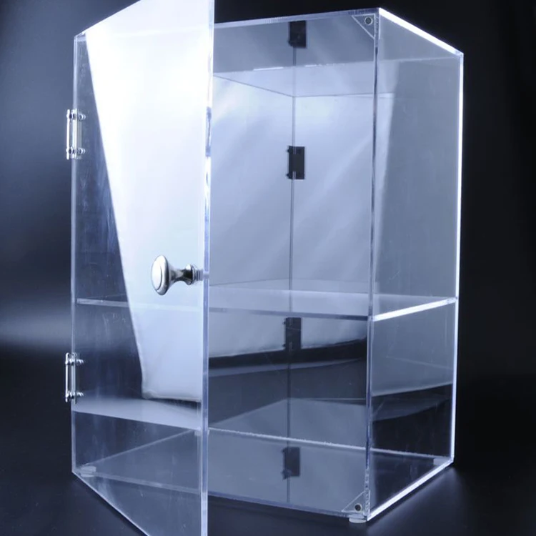 Прозрачный акриловый Органайзер для косметических кубиков, ящик, органайзер для косметики, коробка для хранения