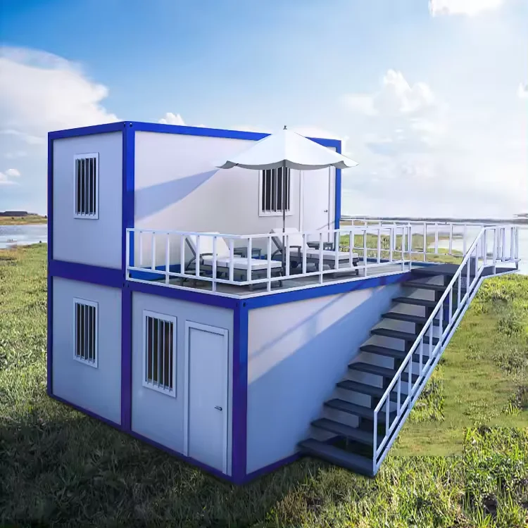 Fast Build 20ft 40ft Prefab Steel Container House Modular Folding Design for Hotel Home Office or Tiny Residence