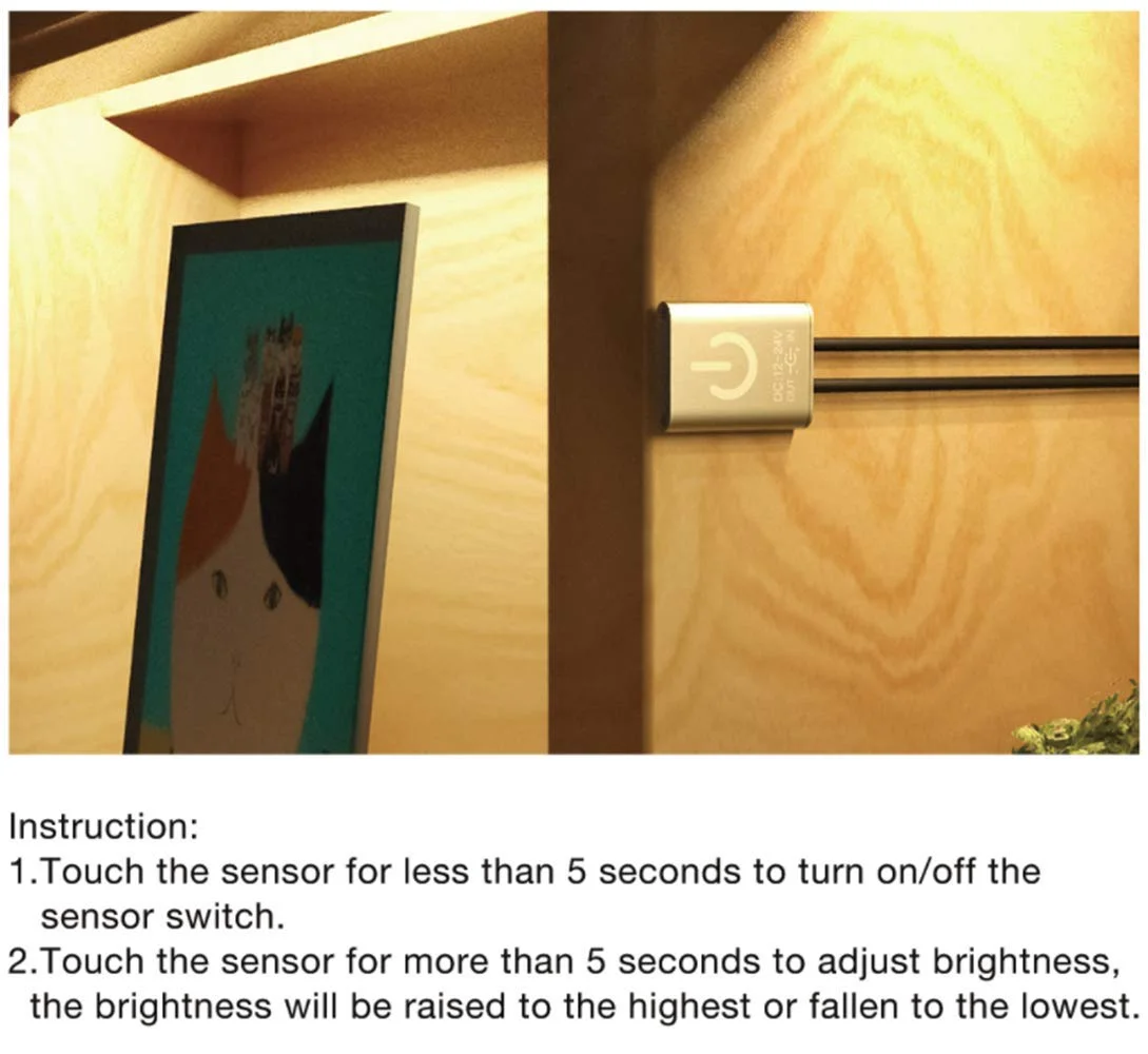 DC 12V/24V IR Motion Sensor Touch Dimmable Switch Sensor for Led Light