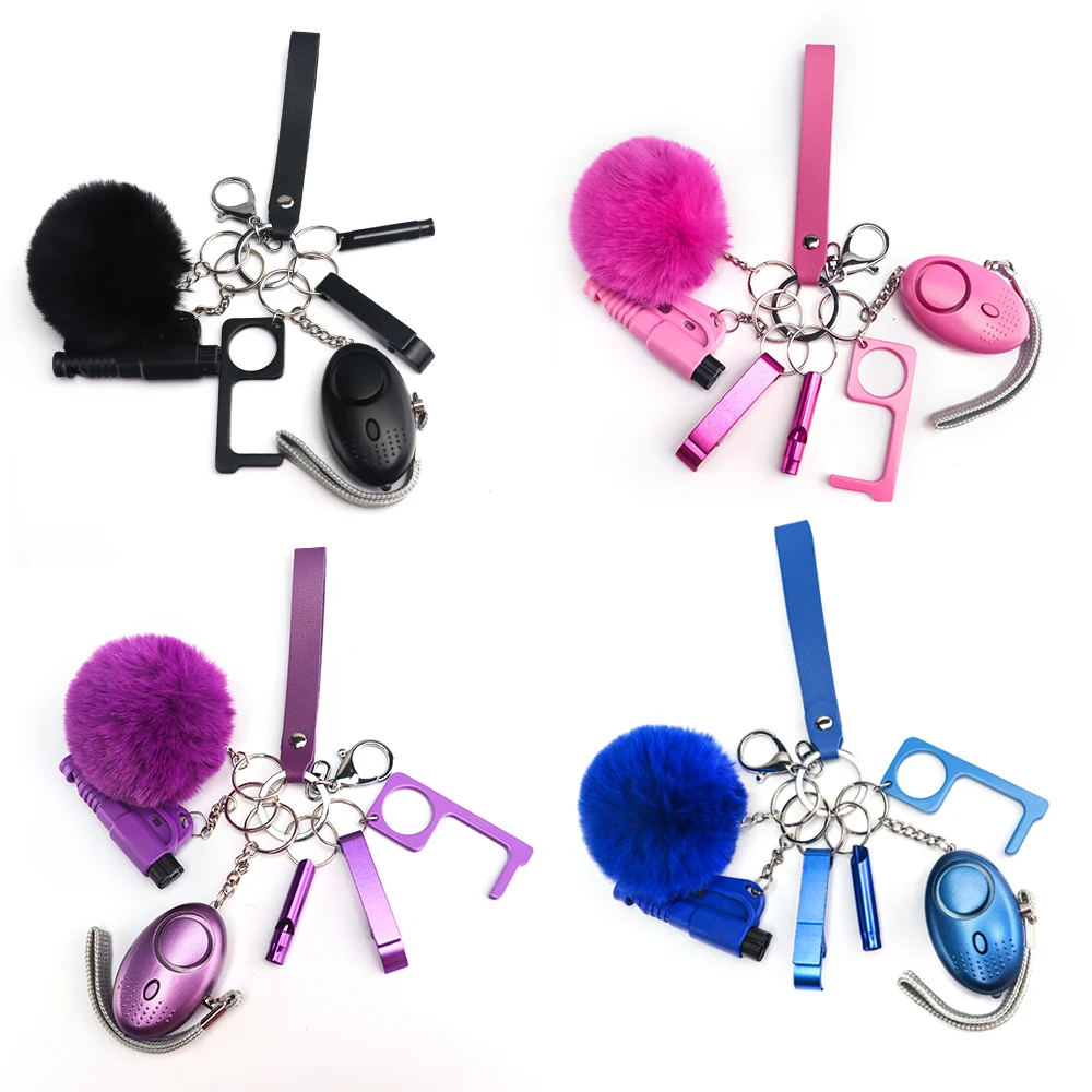 Details about   1 Portable Safety Aluminum Self Defense Stick Key Chain Keyring Protection Tools 