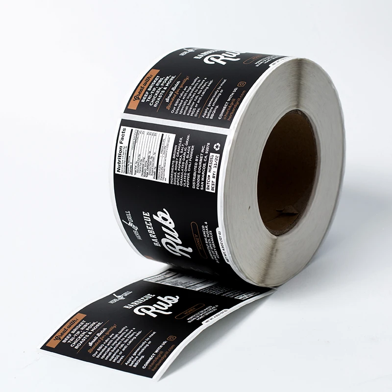 Custom Waterproof Labels Digital Printing Vinyl Stickers Labels for Honey Jars , Private Bee Honey Jar Label Sticker