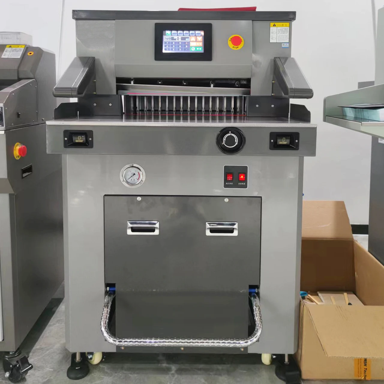 H498T  Hydraulic Paper Cutter Program Control Paper Cuttinng Machine