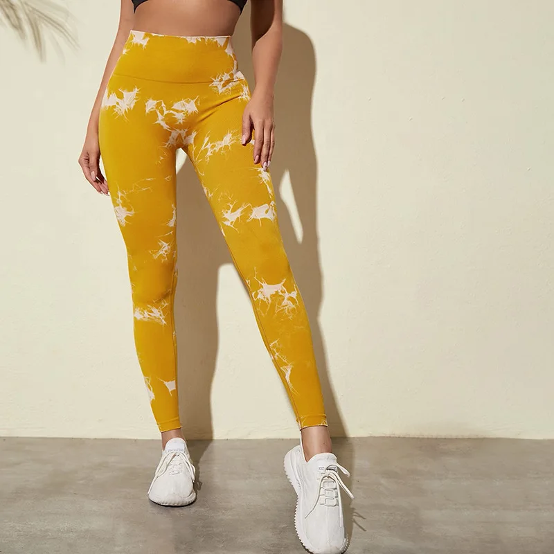 Women Tie Dye Leggings Ropa Deportiva Mujer Tendencia 2022 - China