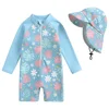 Floral bleu clair