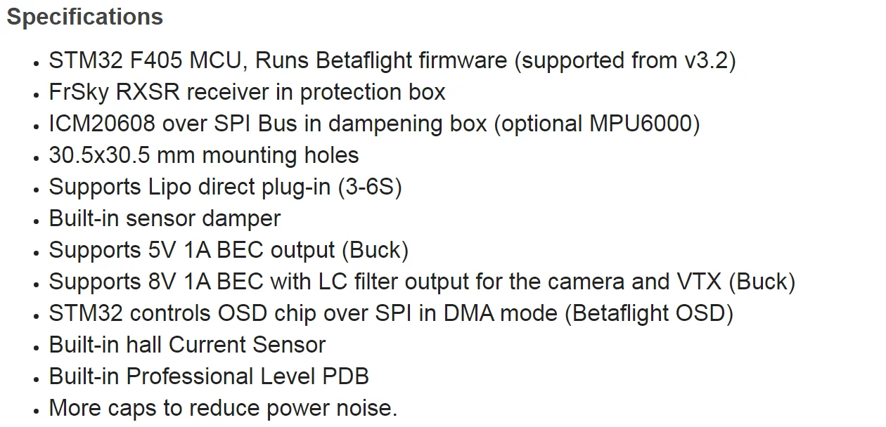 Frsky RXSR-FC R9MM OMNIBUS F4 FPV Drone Flight Controller