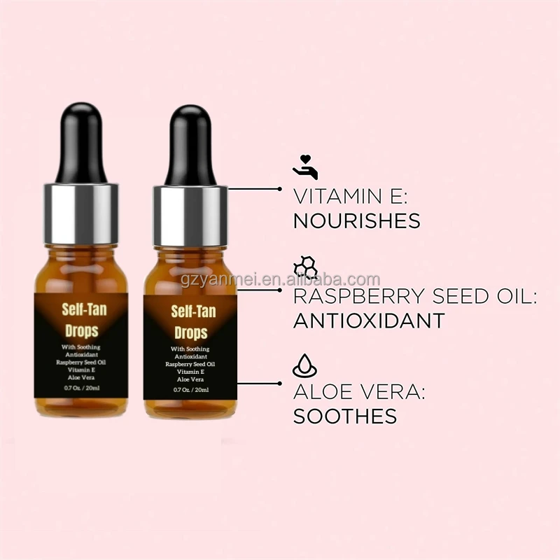 New Top Glowing Tanning Drops Selftan Dry Oil To Create Your Own Self