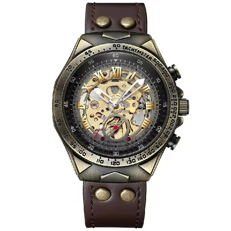 Lot De 2 Montres Homme Vintage Mécanique (À Remontage) - Occasion - Pièces Horlogères Anciennes