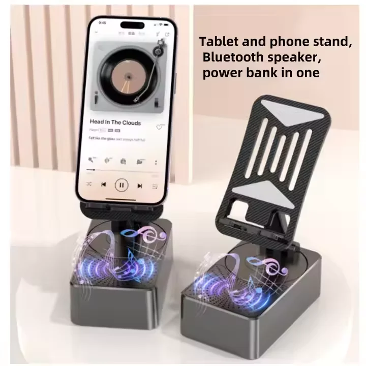 3 in 1 Portable Bluetooth Speaker - Phone Holder & Music Box