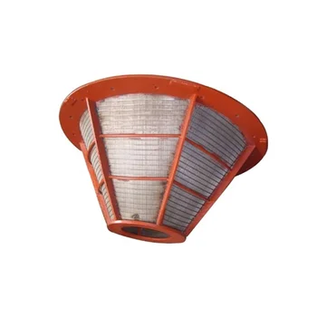 Centrifugal Baskets  Wedge wire Centrifuge Screen Basket stainless steel wedge wire cone