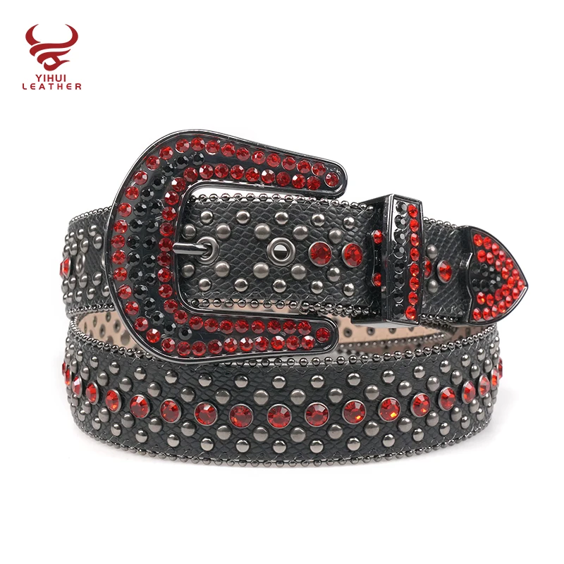 Designer BB Simon Belt For Men And Women Shiny Diamond