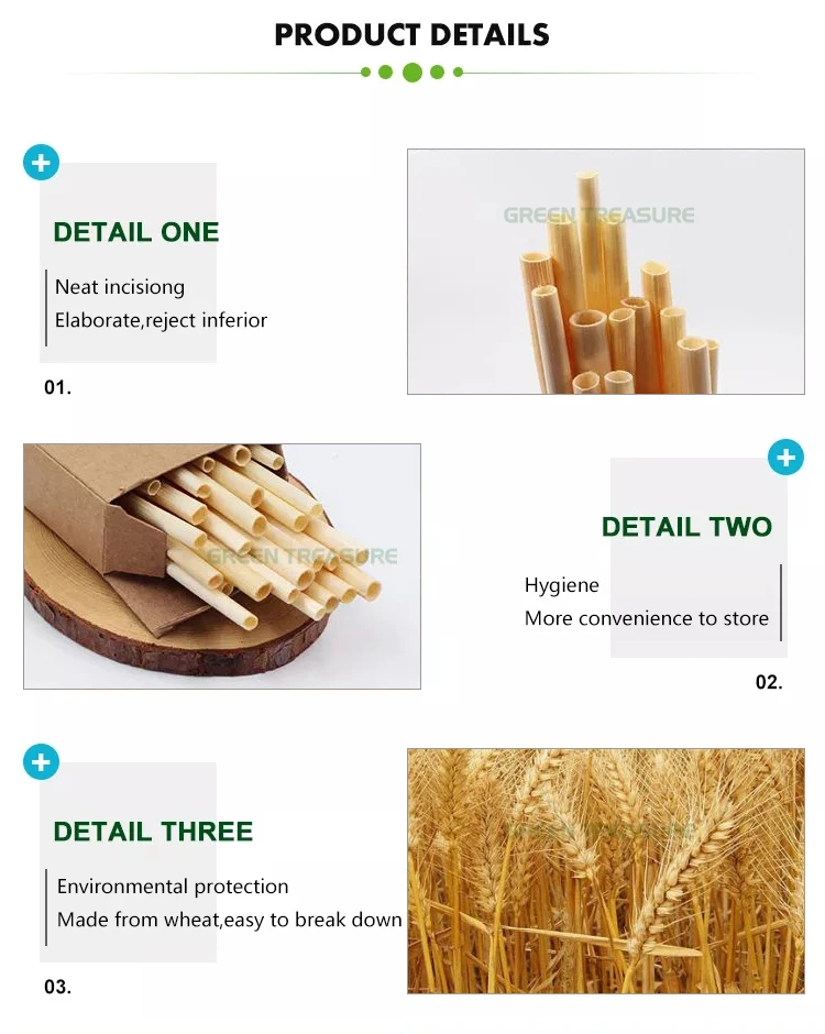 Disposable 100 Biodegradable Products Eco Friendly Drinking Straw