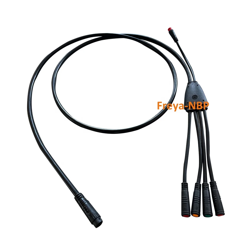 Faisceau De Câbles Windmeile 1T4 Pour Systèmes étanches – 145 Cm / 60 Cm, Répartiteur Pour Contrôleur 250W/500W, Vélo électrique Pedelec