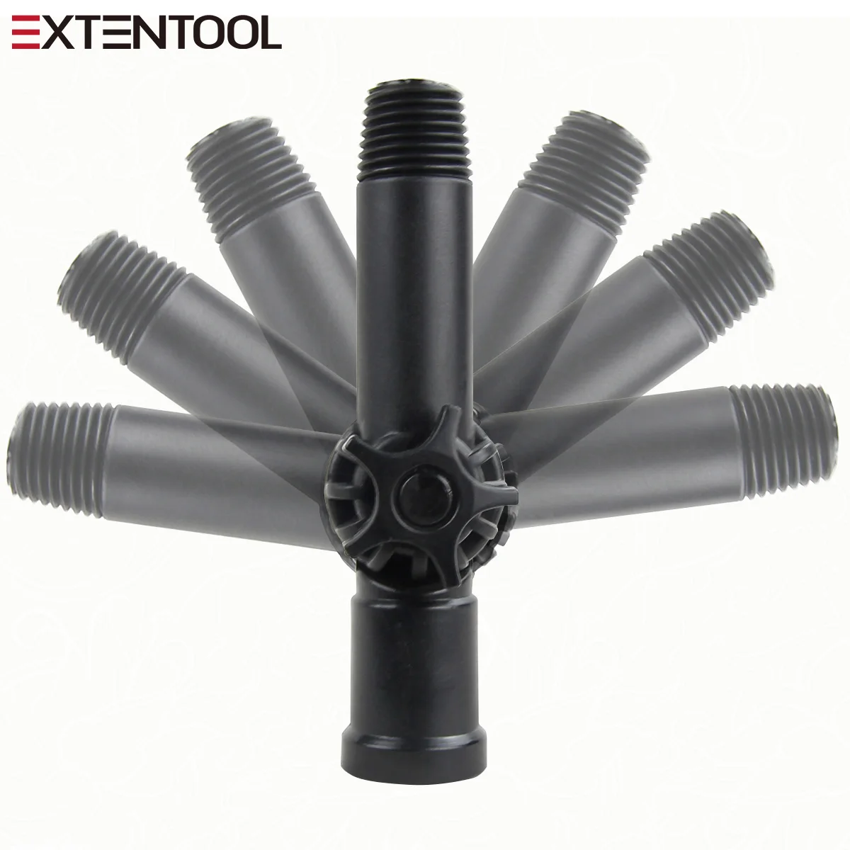 Extentool Long Handle Window Build Glass Dust Cleaning Brush with Telescopic Water Fed Pole