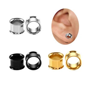 Stainless Steel Ear Tunnels Tapers Gauges Ear Plugs Xinfocus Hot Sale Ear Piercing Fashion Body Jewelry