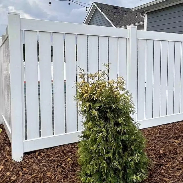 Vinyl Privacy Fences Are Made From Durable Materials and Come in a Variety of Colors.