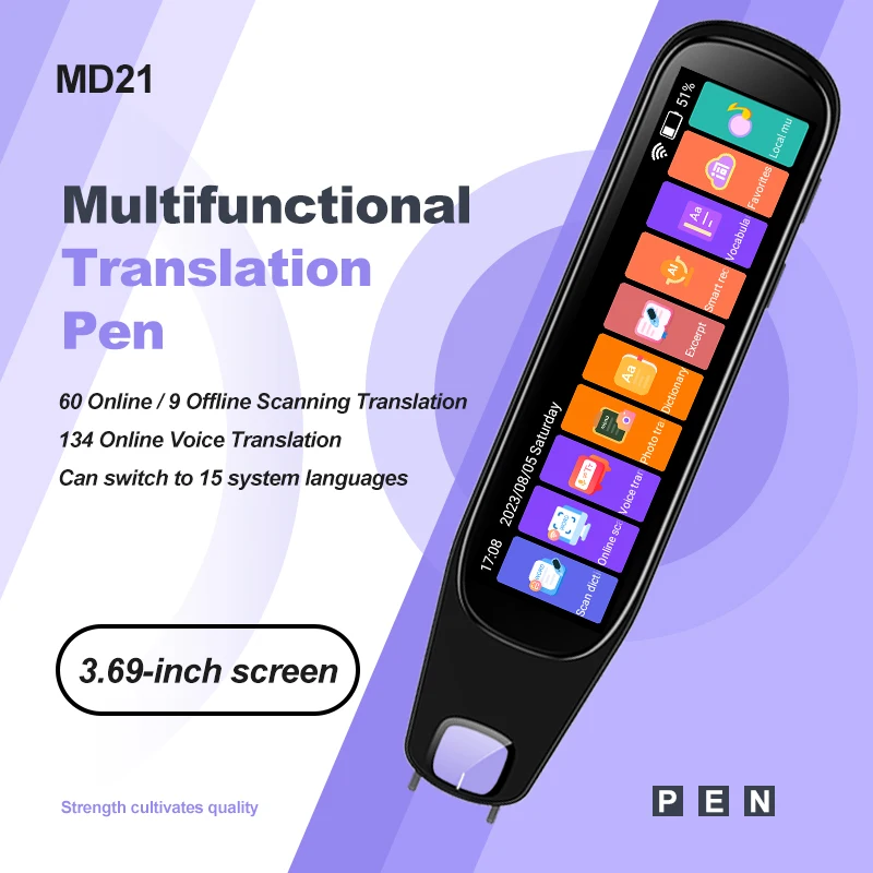 OEM Factory Price Portable Language Voice Translator Scanner Scanning Translation Pen Business for Travel