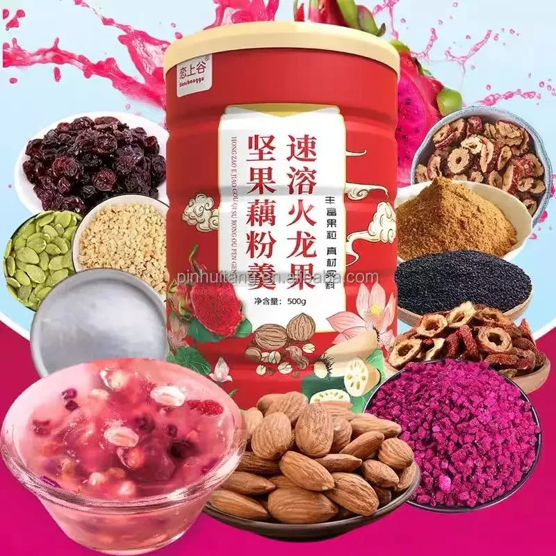 Lianshanggu 500g Instant Granular Ou Fen Lotus Dessert Dragon Fruit