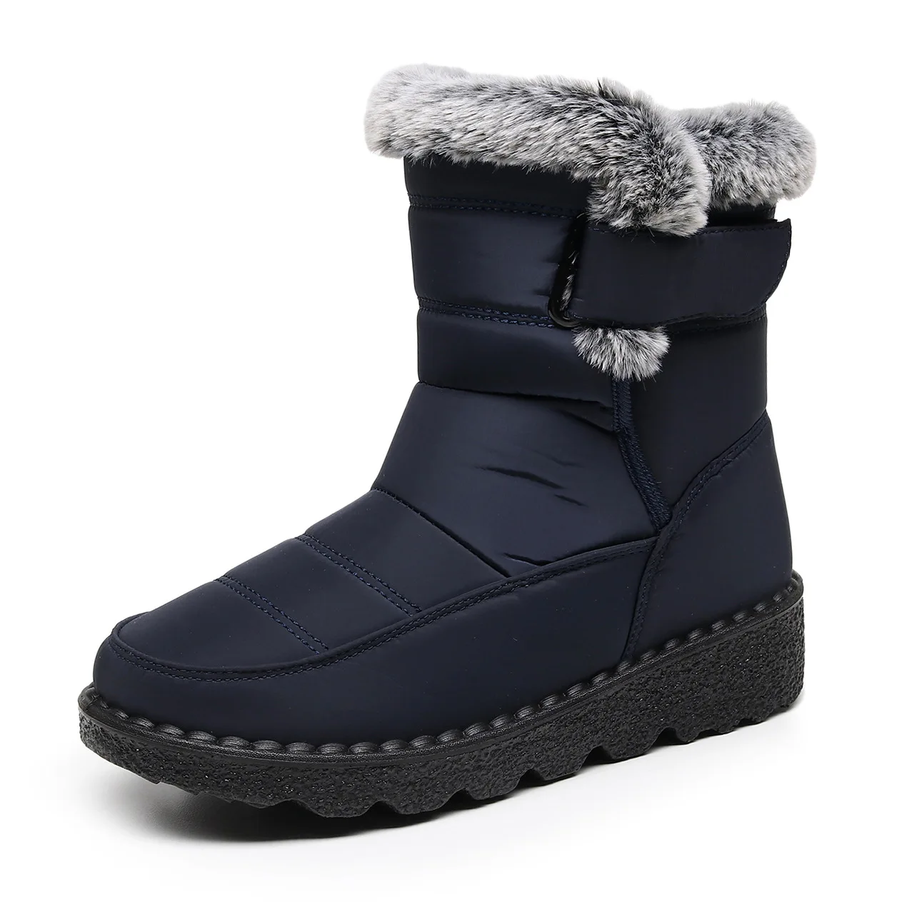 Winter New All-match Thick Sole Popular Plush Short Waterproof Boots Women's Shoes Plus aperçu 2