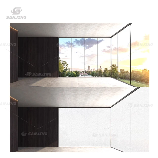 PDLC Switchab Smart Film Building Decorated Electric Glass Intelligent Electronic Safety Switchable Glass