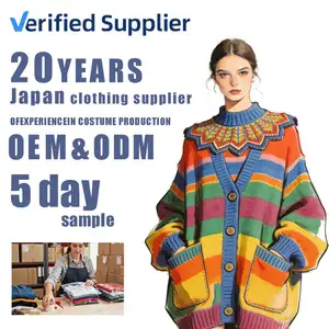 500 MOQ Custom Pullover ODM Multi-Color Crocheted Thin Chinese Style Wool/Cotton/Acrylic Blend Quick Manufacturing