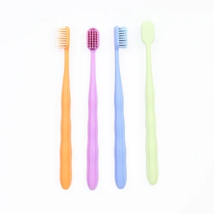 Colorful Adult Toothbrush 2pcs Pack Premium Sprial Bristles New Style Hot Selling Couple Tooth Brush Oem