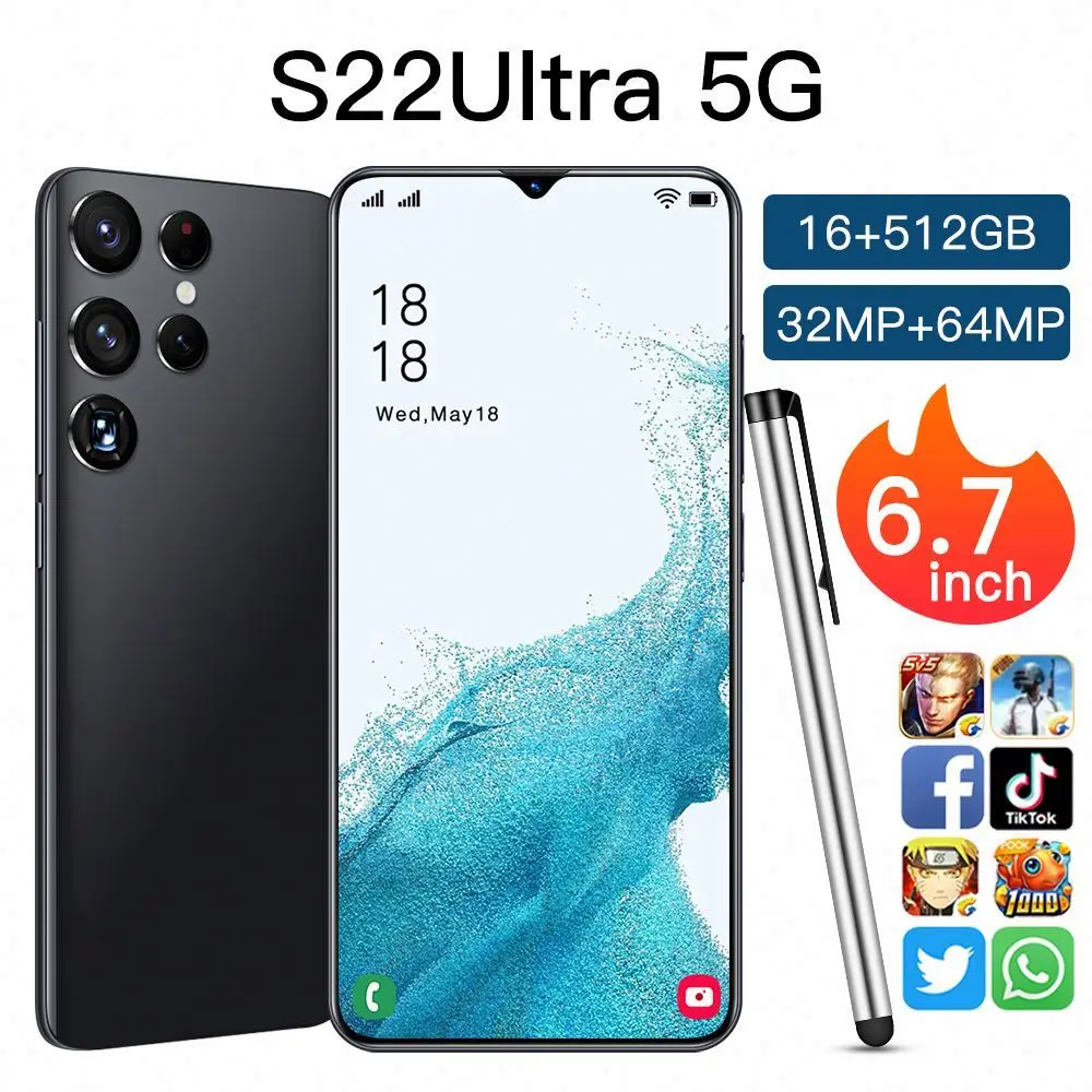 全球版s22超手机5g 12gb内存512gb只读存储器智能手机双sim卡解锁手机安卓10手机 - Buy Smartphone,Mobile  Phone,Phone Product on Alibaba.com