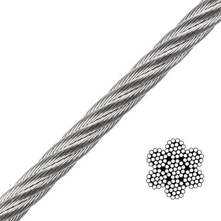 
Wire rope 7x19 304 stainless steel wire rope 