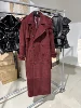 Dark Red Suede