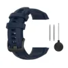 Fibbia nera+cinturino blu navy