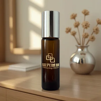 High Quality Empty 6ml Clear Glass Bottle Pump Sprayer Reed Diffuser Silk Screen Printing